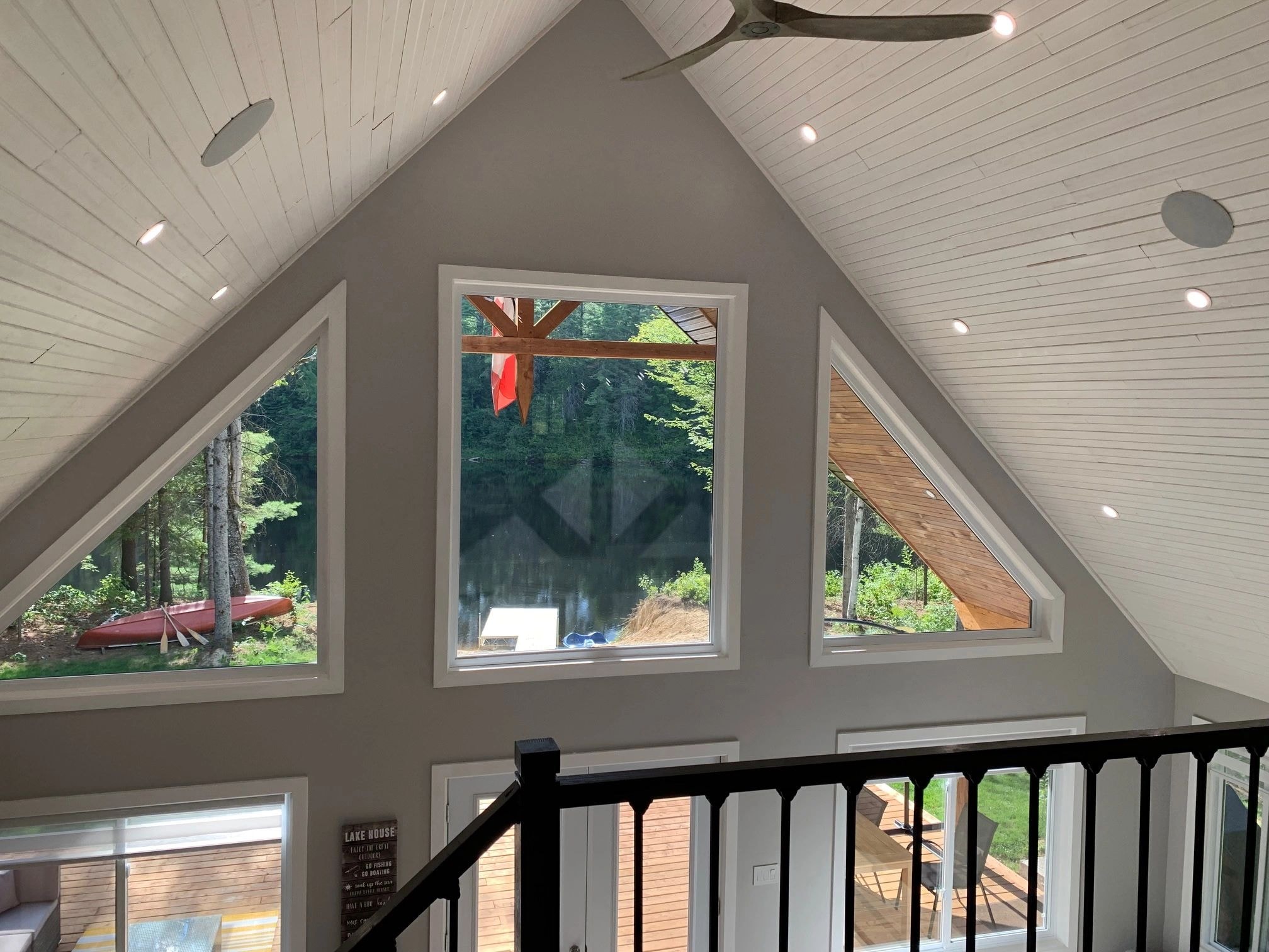 View from the loft windows